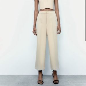 Zara wide leg crop trouser